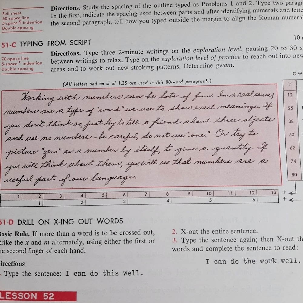VTG 20TH CENTURY TYPEWRITING BOOK - Picture 8 of 10